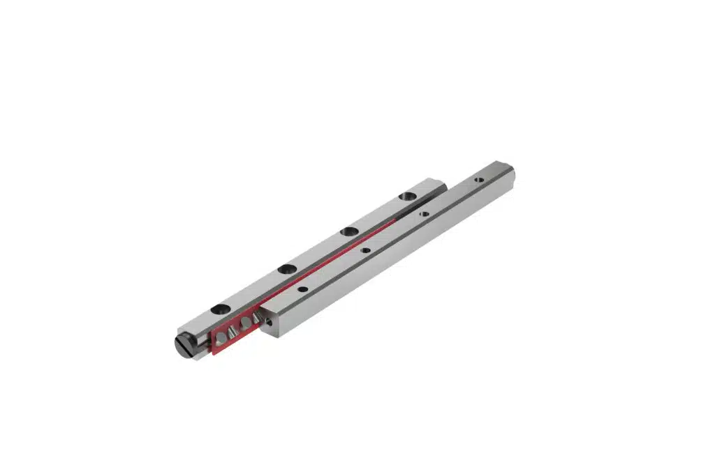 R Kreuzrollengelagerte Schlittenführung